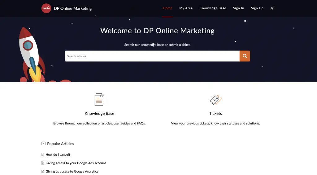 DPOM Support Portal